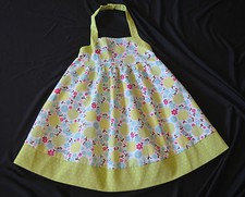 Gymboree CANDY APPLE Haltar Sun Dress Green Dot Trim NWT 5 6