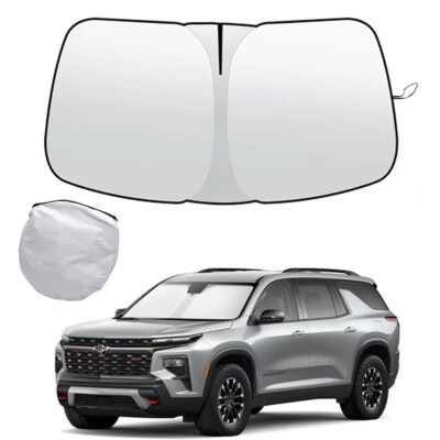 For 2018-24 Chevy Traverse Windshield Sun Shade Heat Block Shield Cover Visor