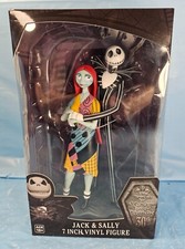 Tim Burton's The Nightmare Before Christmas Jack Sally 7" Vinyl Figure New