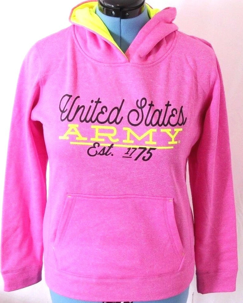 Pink army cheap sweatshirt