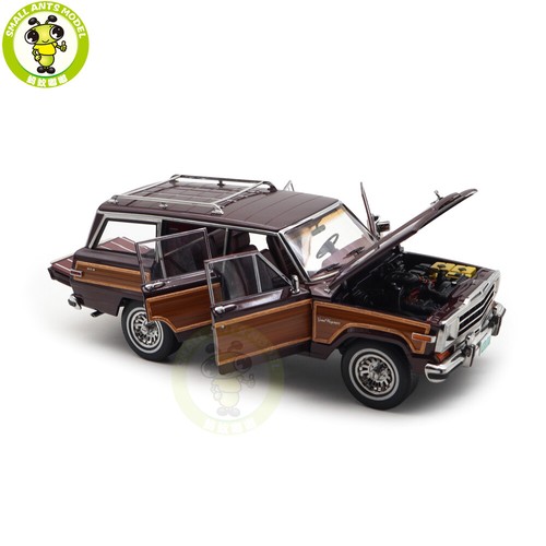 1/18 Jeep Grand Wagoneer 1991 DD MODELS BLACK CHERRY Diecast Model Car - Picture 11 of 18