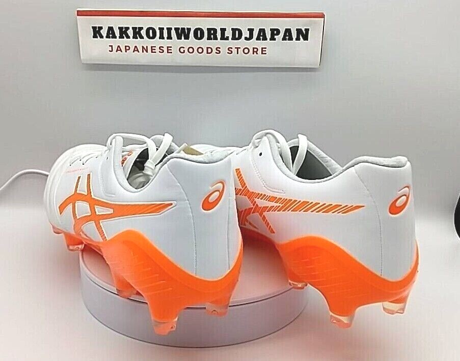 asics DS LIGHT WHITE／SHOCKING ORNGE ASICS Football Shoes DS LIGHT (WHITE/SHOCKING ORANGE