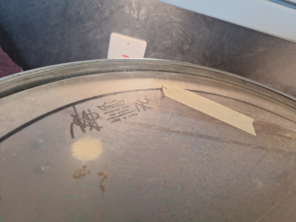 Pearl Floor Tom Drum 16"W x14"D Batter head only with mounting arm eBay