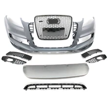 replacement 2010 -15 Q7 Sline Sport Front Bumper cover RSQ7 grille spoiler 8pc