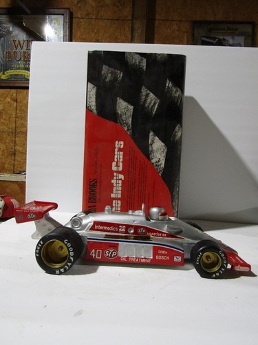 Ezra Brooks Silver STP #40 Indy 500 Race Car Decanter RARE Only 50 made