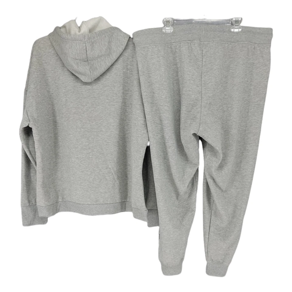 Traje de chándal BeBe Sport para mujer 3XL gris con capucha puños acanalados Foto 4 de 4