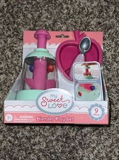 My Sweet Love Food Blender Play Set 9 Pieces 3 New