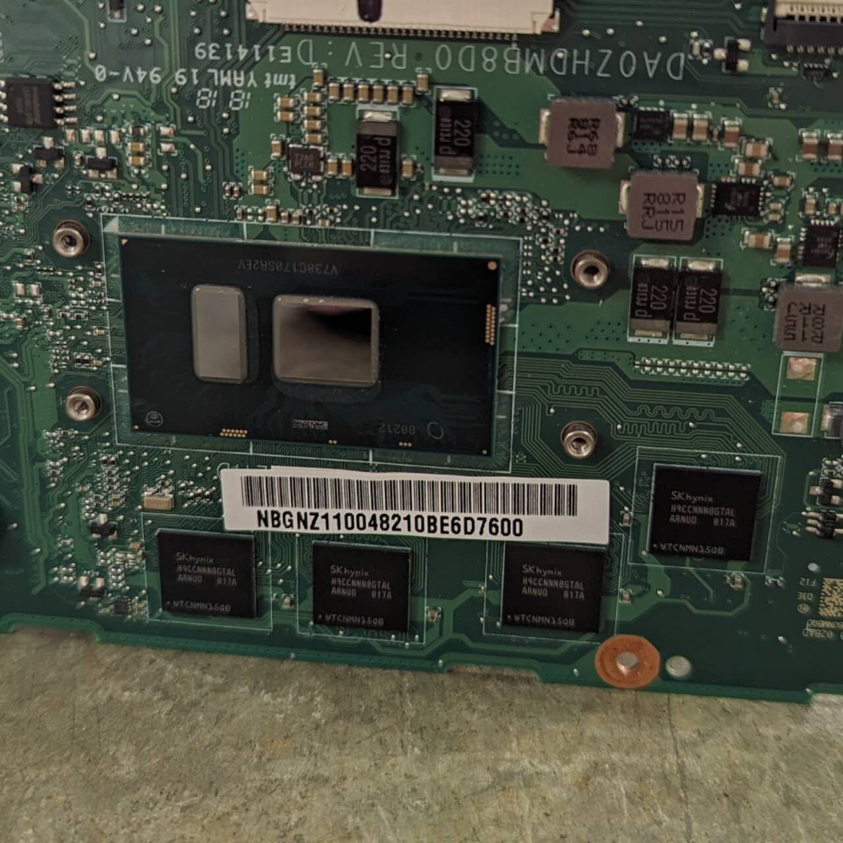 Acer C771 Chromebook Motherboard – Model DA0ZHDMB8D0 Rev D, Open Box Pull