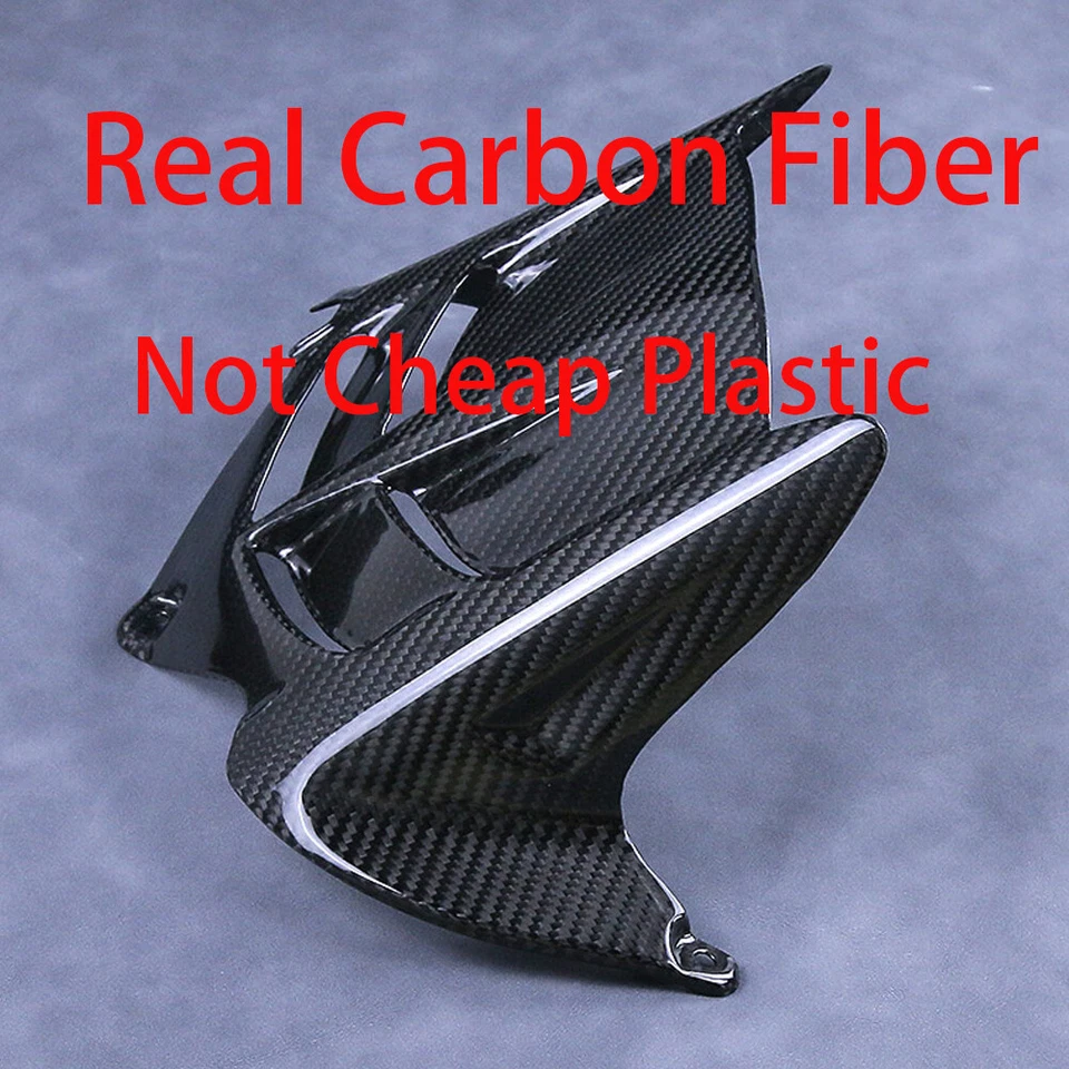 Carenado guardabarros trasero de fibra de carbono real para Ninj ZX6R 2009-2023 Foto 4 de 4