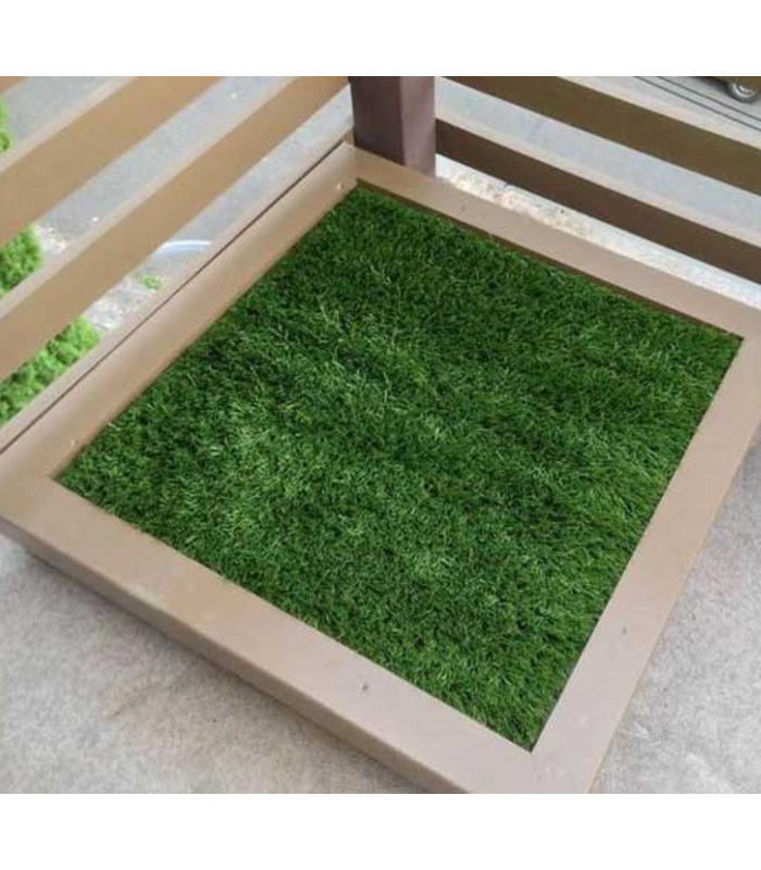 Tappeto Erba Artificiale Per Cani | XL 100x80cm | Per Vasino E Decorazione - Foto 2