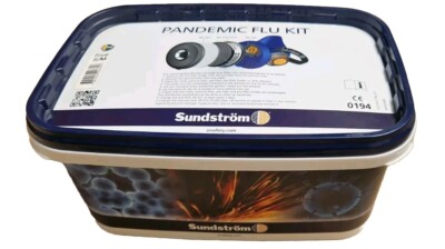 Sundström Atemschutzset Basic SR100 Maske P3 Filter Vorfilter Gr. S/M Halbmaske