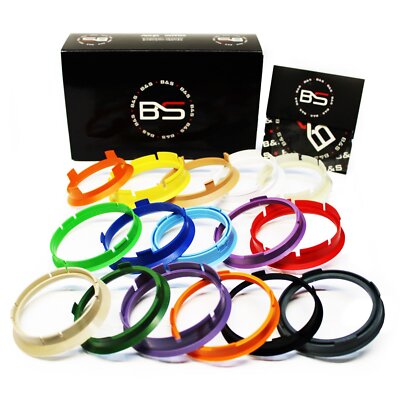 4 Anelli Di Centraggio In Plastica 73.1-63.4 Mm - Kit Per Cerchi In Lega Auto - Foto 11