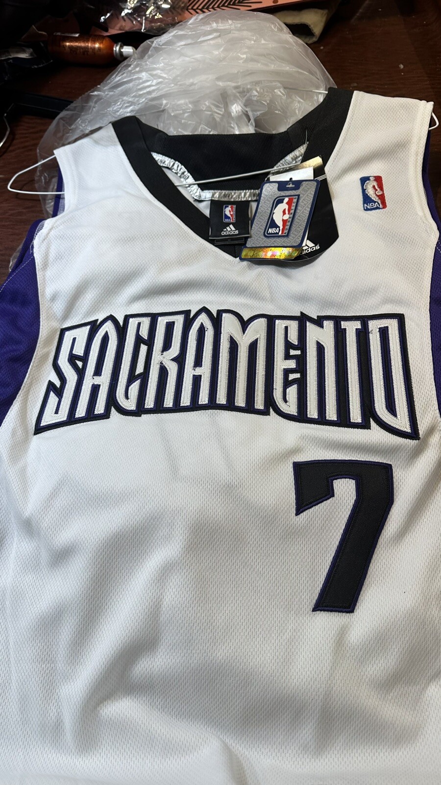 JIMMER FREDETTE Sacramento KINGS ADIDAS Authentic Jersey NBA Basketball Size-50