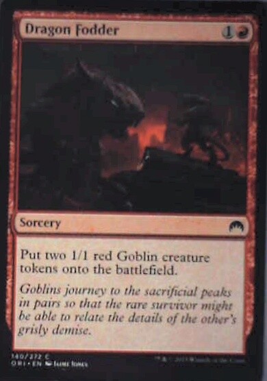 Dragon Fodder - Magic Origins: #140, Magic: The Gathering Nm R130