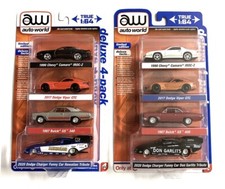 Complete Set of 2 - Auto World Target Limited Run 4 pack Both Versions VHTF NEW