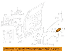 FORD OEM 15-22 F-150 Front Door Lock Hardware-Handle, Inside GL3Z1522600AD