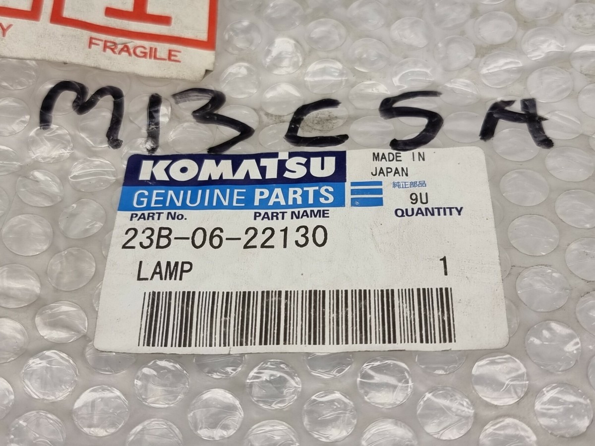 Genuine Komatsu 23B-06-22130 Lamp Assembly Head | eBay