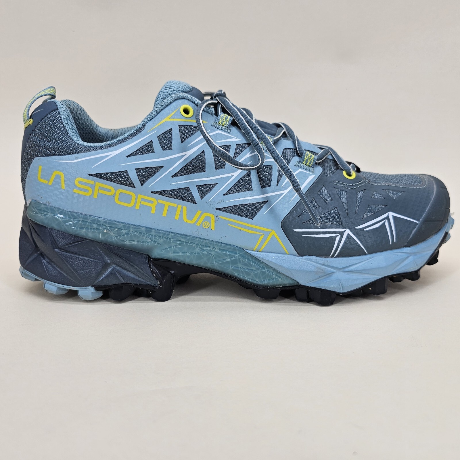 Zapatos deportivos para correr La Sportiva Akyra GTX para mujer 9 azul gris senderismo sendero