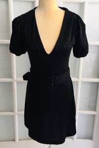 zara textured dress with belt