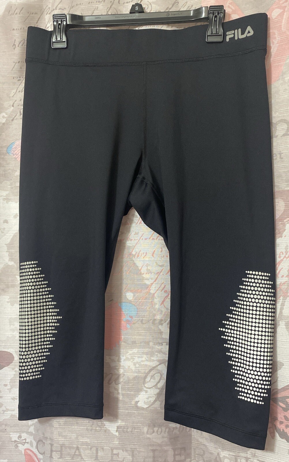 Leggings FILA Sport Performance Running Donna L Capri Neri Atletica Stretch