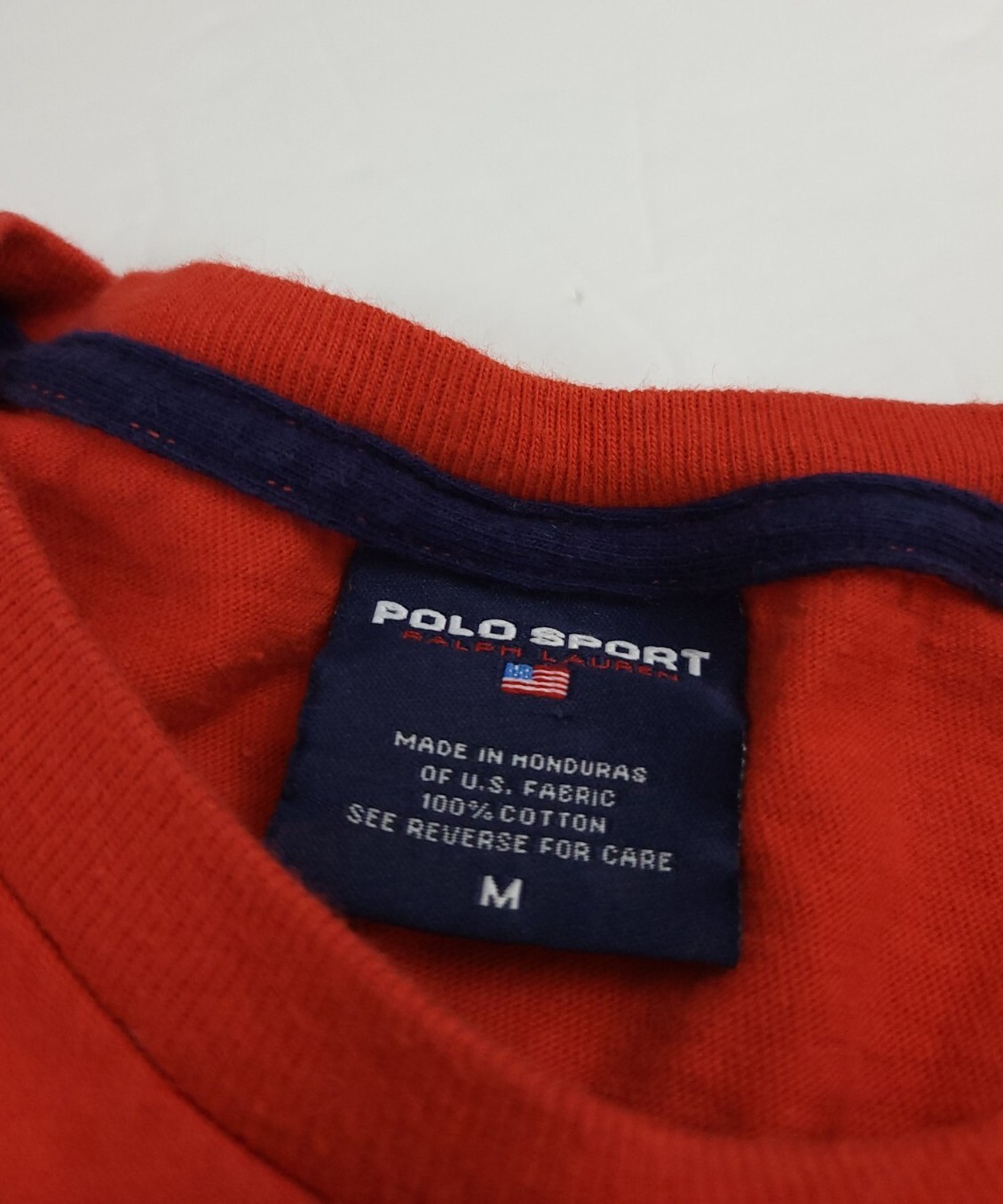Vintage Polo Sport Ralph Lauren Long Sleeve Tee Spellout Shield Crest RL USA 90s image 3