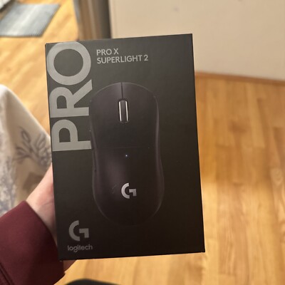 New Logitech G PRO X Superlight 2 Lightspeed Wireless Gaming Mouse, Lightweight