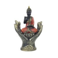 Thai Buddha Deko Figur Teelichthalter Buddhismus Feng Shui Innere Mitte GlüCk