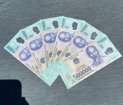 3,000,000 VND (6x 500.000) THREE MILLION VIETNAMESE DONG, VIETNAM MONEY CURRENCY