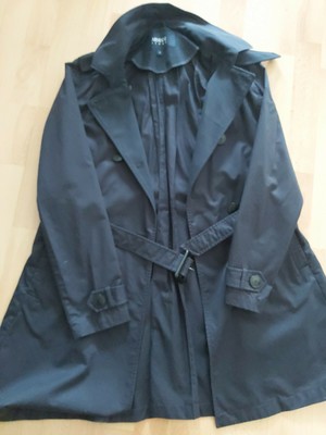 Emporio Armani Jeans Mantel Trenchcoat Jacke Damen Grau Gr It 42 D 36 Ebay