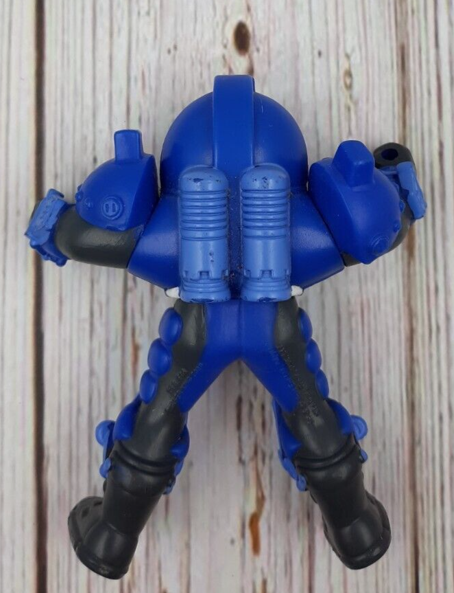 Figurine PVC Ancienne - Alien Martien Extra-terrestre Avec Hamburger, Thème BD