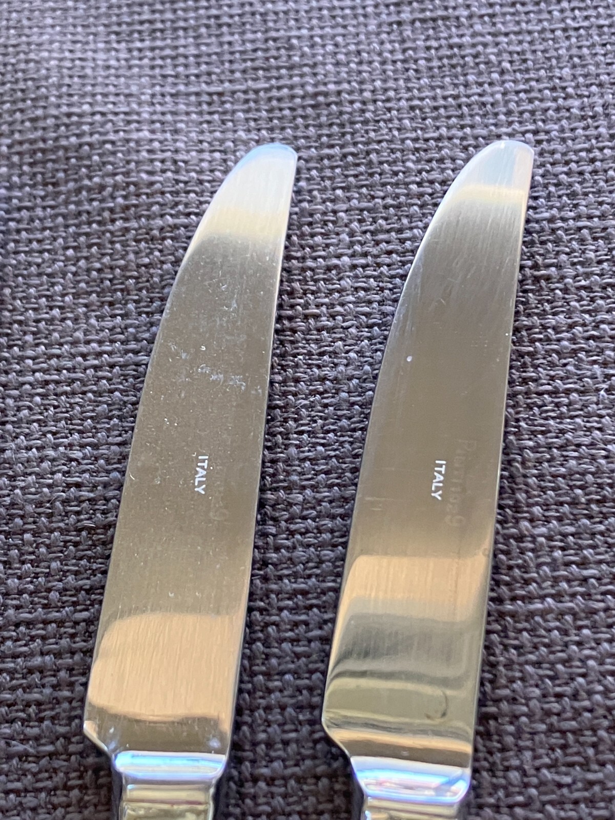 OCTAVIA Pintinox 7 Dinner Knives 9.25" Pinti 1929 Italy BELLO Williams