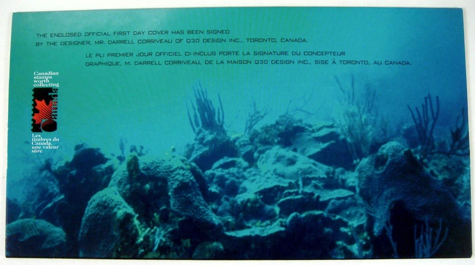 CANADA PACIFIC 97 OCEAN FISH FDC PRESENTATION PACK STAMPS MARINE LIFE SHARK TUNA - Image 3 of 4