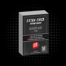 Extra Thick Silver Age Comic Book Backing Boards (x50)