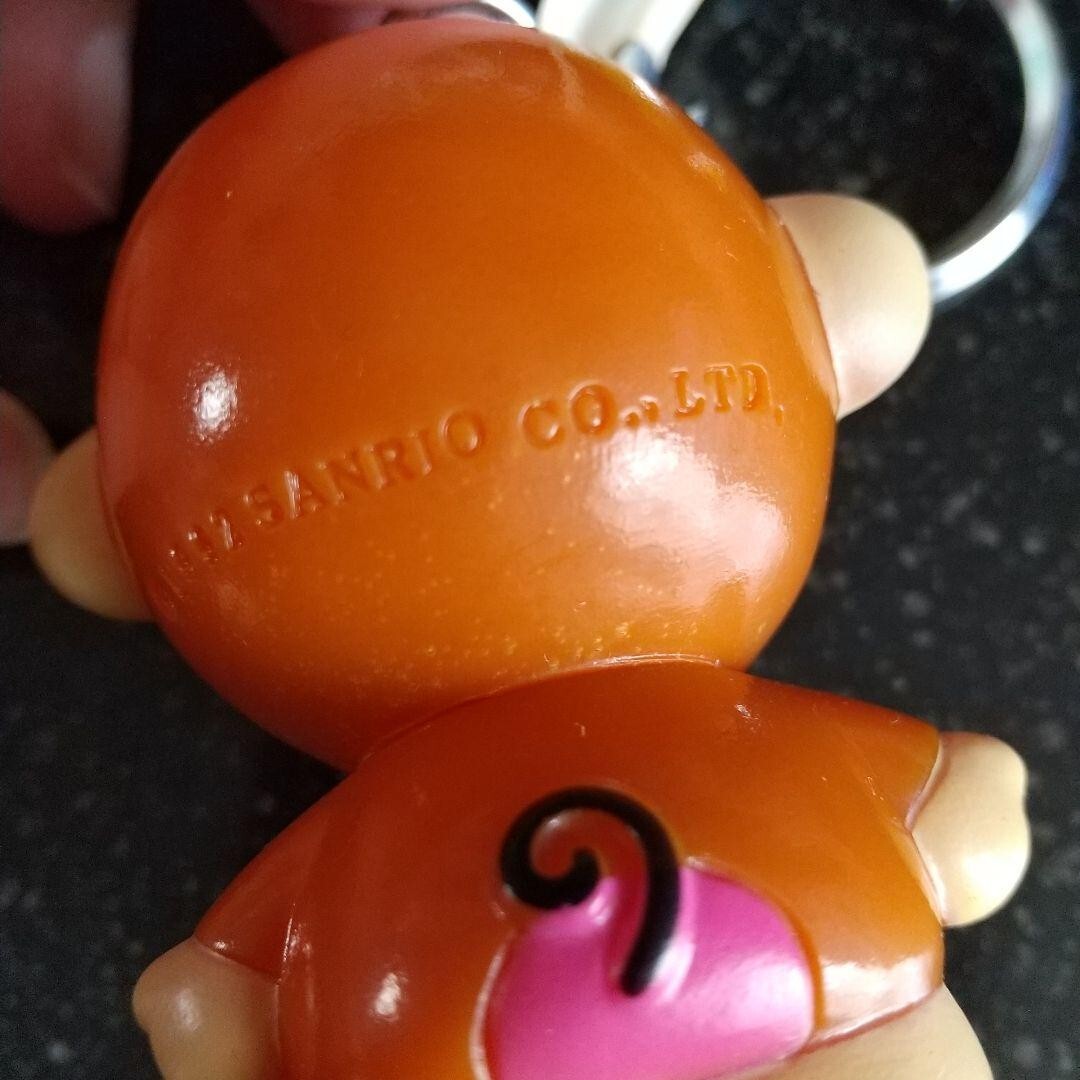 Sanrio Curious Monkichi Keychain Protects You 1992 Made In Japan