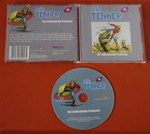 CD - Jan Tenner 10 Der wahnsinnige Professor NEUWERTIG - 第 1/1 張圖片