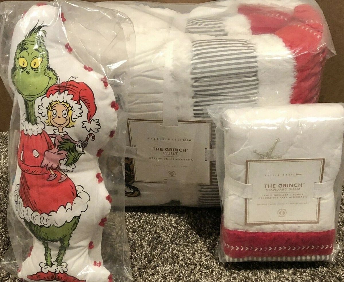 Pottery barn cheap grinch quilt
