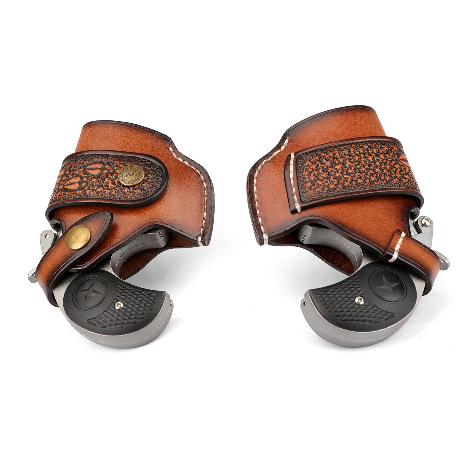 TOURBON Leather Handgun Holster Belt Bond Arms Derringer Barrel Case(Need Trim)