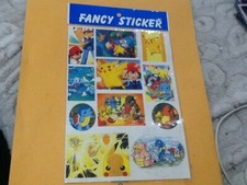 Vintage POKEMON 11 Stickers FACTORY SEALED BRAND NEW