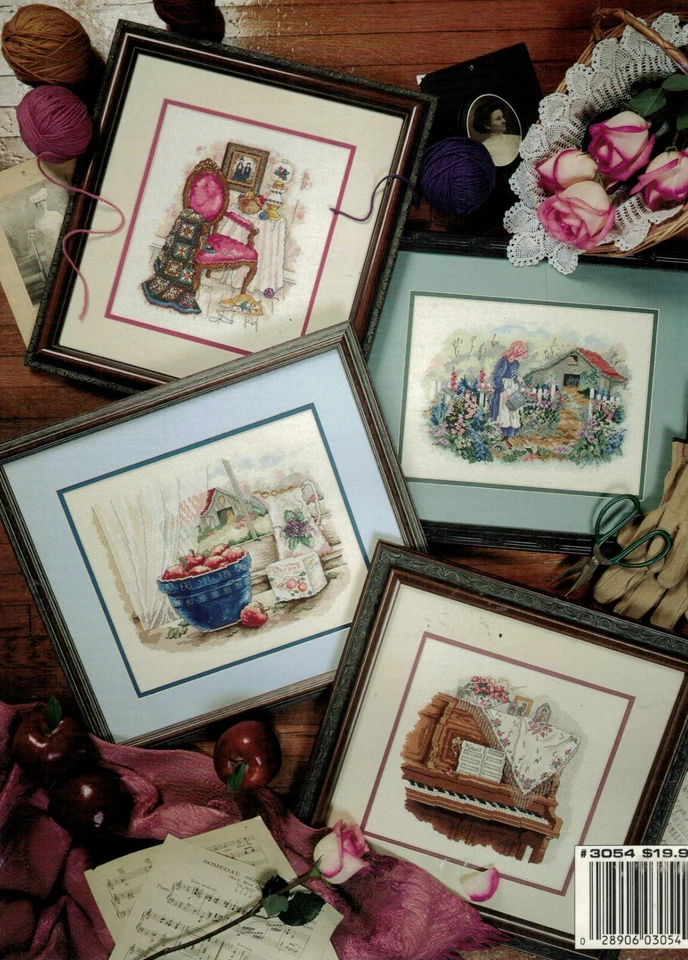 Vtg Paula Vaughan Grandmother's House Cross Stitch Designs 1998 Bk 66 - Image 2 of 2