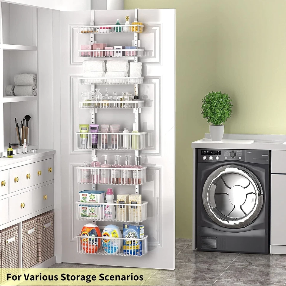 Organizador Para Colocar Sobre La Puerta Despensa Baño Bano Gabinete Guardería Foto 2 de 4