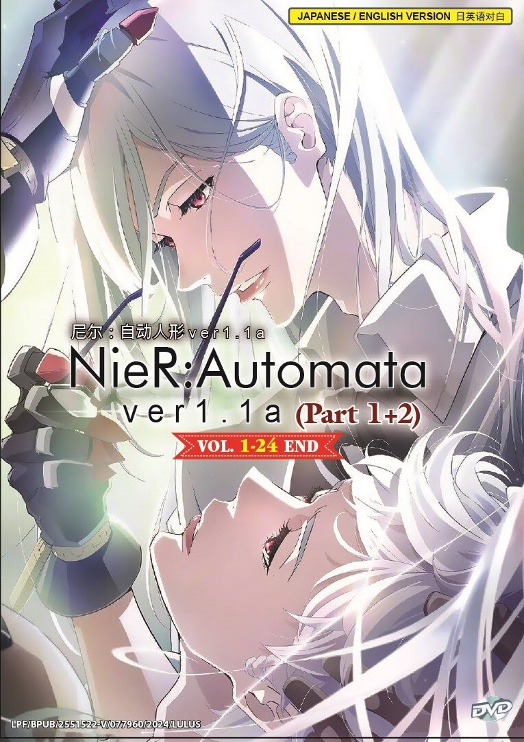 NieR:Automata Ver1.1a DVD BOX Vol.1.2セット Anime DVD NieR: Automata Ver1.1a Complete TV Series Part 1+2 Vol.1