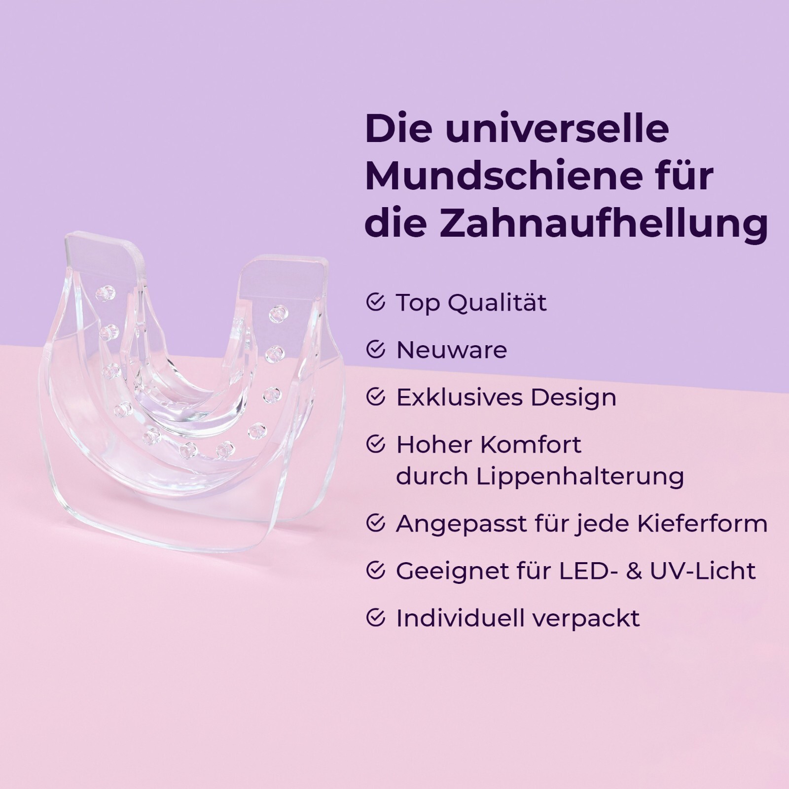 10x Onlysmile Premium Bleaching Schiene Zahnaufhellung Whitening Mouth