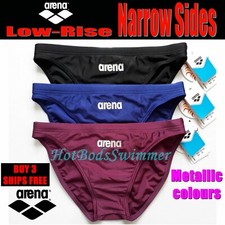 Traje de baño de tiro bajo Arena AST20100 para hombre Speedo Racer bikini calzoncillos