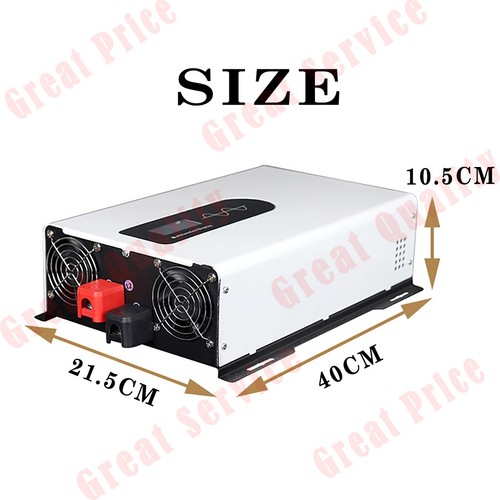 10000W Pure Sine Wave Inverter DC 12V 24V 48V 60V 72V 96V Solar LCD Inverter - Picture 8 of 18