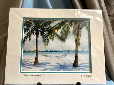 Pam E. Webb Artwork ''Sandy Beach Captiva Island''