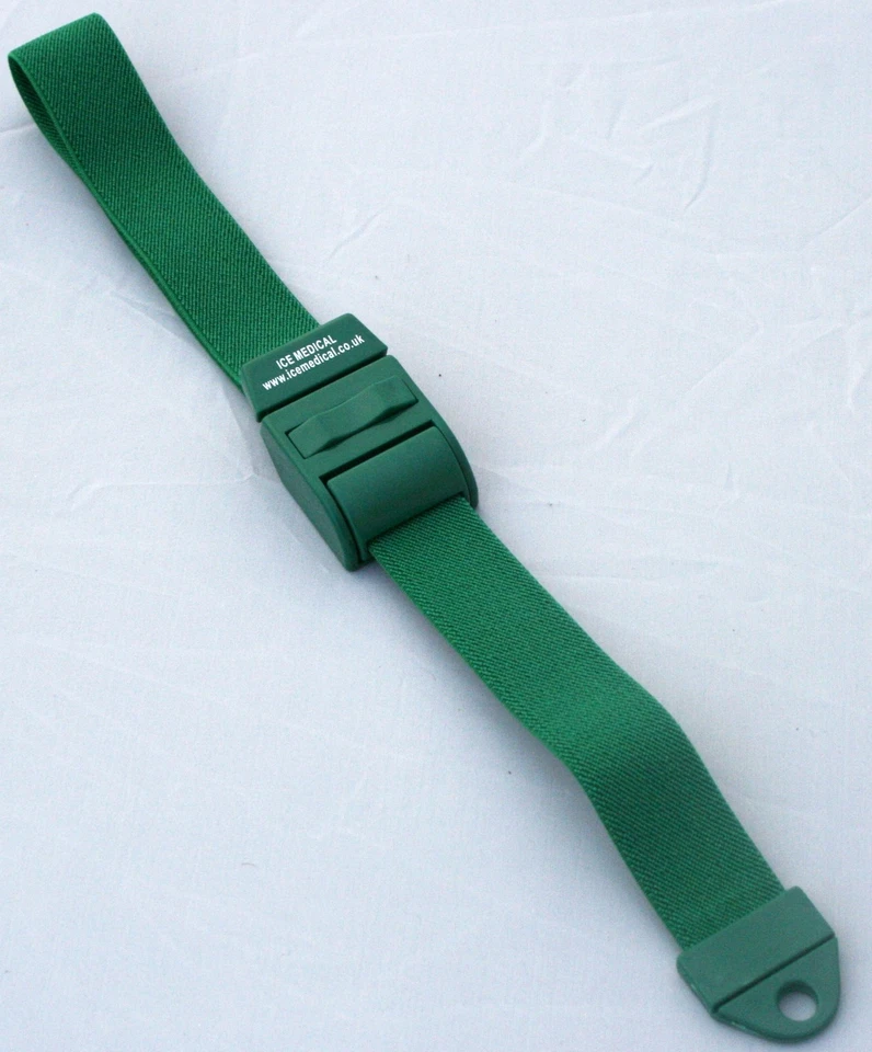 ICE Medical GREEN Tourniquet QUICK and SLOW Release! Doctor Nurse Student Gift