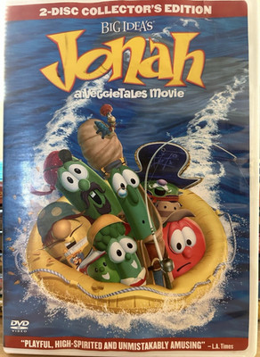 VeggieTales DVD Lot Jonah Movie 2-Disc + Little Drummer Boy Family Kids