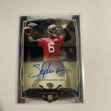 Stephen Morris 2014 Topps Chrome RC Auto Rookie Card Autograph #167. rookie card picture