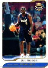 2001-02 Fleer Focus #100 Michael Finley Dallas Mavericks