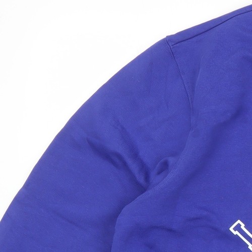 Marks and Spencer Women's Blue Logo Pullover Sweatshirt L - Picture 8 of 12